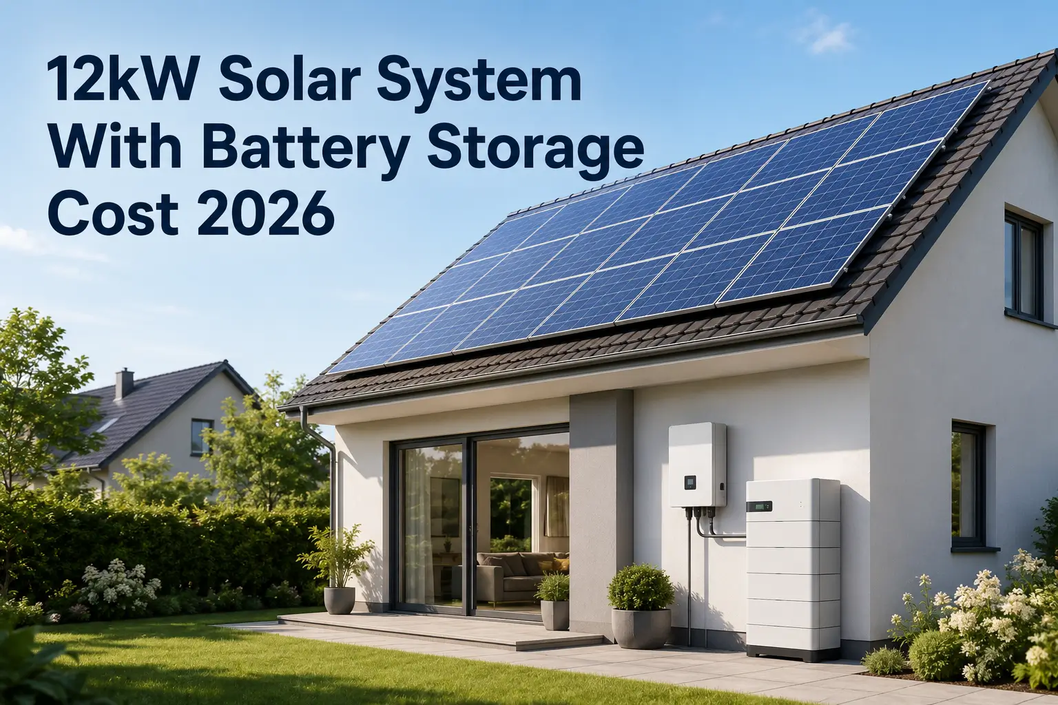 Ηλιακό σύστημα 12 kw με κόστος αποθήκευσης μπαταρίας 2026